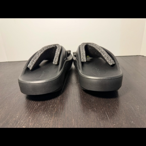 OOFOS OOriginal Thong Sandals Black Unisex EU42 US Mens 9/Womans 11 main image 10